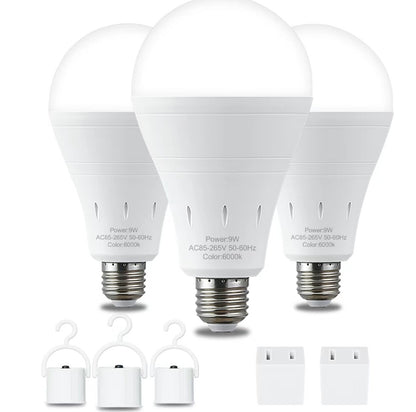 3-Pack / 6-Pack Rechargeable Emergency Light Bulbs 💡